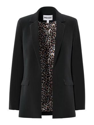 Pieces PCBOZZY LEOPRINT Female Blazer, Black, XXL