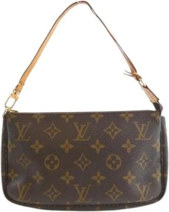 Louis Vuitton Pre-owned Shoulder Bags, female, Brown, Size: ONE SIZE Pre-owned Pochette Pouch