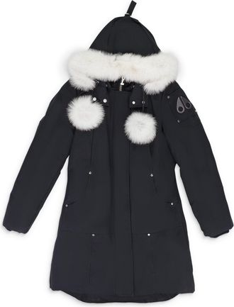 Moose Knuckles Black / Natural Stirling Parka