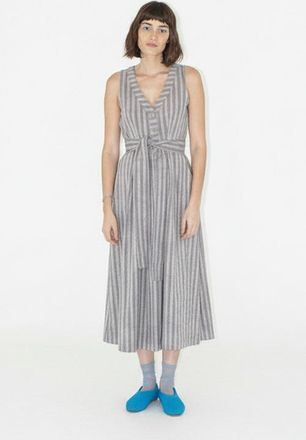 Ace & Jig Callie Sleeveless Belted V-neck Dress in Scribble at Nordstrom, Size Xxx-Large