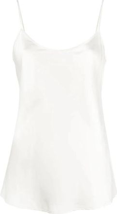 Lorena Antoniazzi Casual Tanktop - Dames - Tops zonder mouwen - Wit - 3XS - Tops