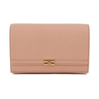 Elisabetta Franchi Accessoires, Dames, Roze, ONE Size, Leer, Shoulder Crossbody Bag
