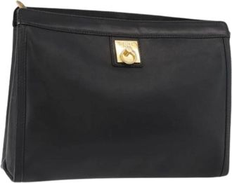 Celine Pre-owned Clutches, female, Black, Size: ONE SIZE Pre-owned Vintage Clutch Bag