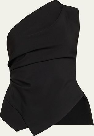 R&oacute;he Draped One-Shoulder Top