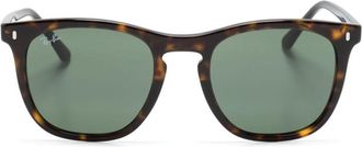 Ray-Ban RB2210 square-frame sunglasses - unisex - Acetate - 53 - Brown