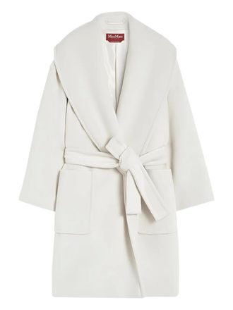 Max Mara shawl lapels coat - Neutrals
