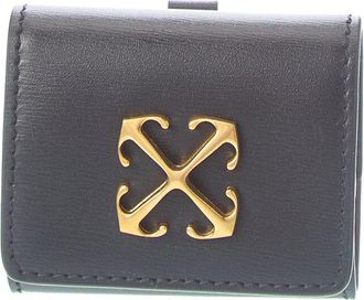 Off-white Leather AirPods Pouch