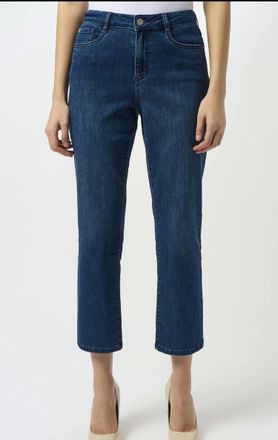 Joseph Ribkoff Margot Classic Straight Leg Jeans In Denim Medium Blue