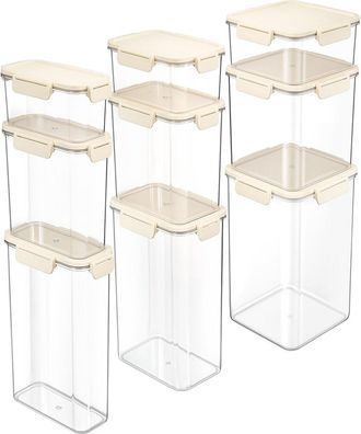 Sorbus 9-Pack Variety Stackable Food Storage Containers
