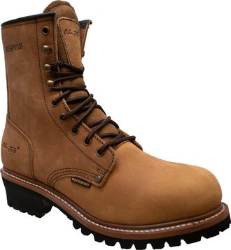 Adtec 9 Waterproof Logger Boots in Brown at Nordstrom, Size 10.5