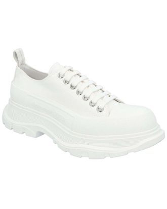 Alexander McQueen Alexander Mcqueen Mens Canvas Tread Low, Never Worn (Authentic Pre-Loved)