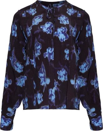 Rag & Bone Blusa a fiori - Nero