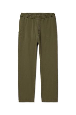 Barena Bativoga Straight-Leg Cotton-Blend Poplin Trousers