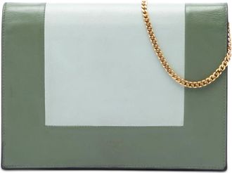 Celine Pre-owned Celine Bicolor Leather Frame Wallet on Chain Ladies IUZNKREIQ10K4ZR6