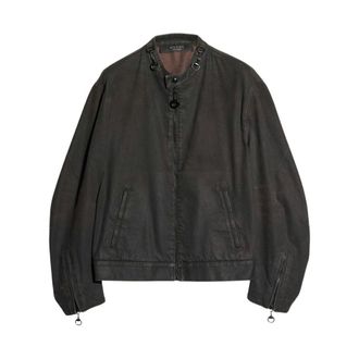 Gucci Denim jack van katoenviscose - Heren - Jassen - Bruin - Maat: L Katoen