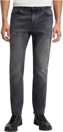 HUGO BOSS Klassieke Slim-Fit Jeans - Heren - Slim Fit Jeans - Grijs - W30 L32 - Katoen - Jeans