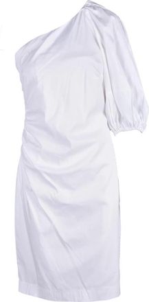 Access Fashion Chique Korte Jurk - Dames - Korte kleedjes - Wit - XL - Katoen - Kleedjes