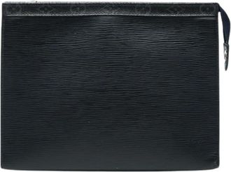 Louis Vuitton Pre-owned Clutch Bag (Pochette) - Heren - Vintage Clutch - Zwart - ONE Size - Leer - Vintage