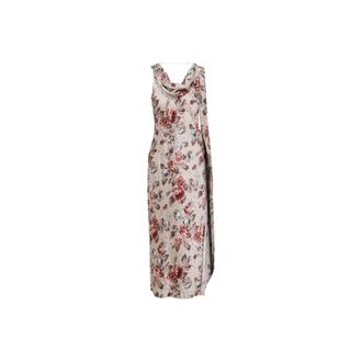 Acne Studios Vestido Estampado Floral con Drapeado - Dresses - Mujer - Multicolor - 2XS