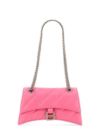 Balenciaga Pink Crush Small Shoulder Bag