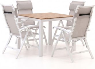 Bellagio la vita attrattiva Bellagio Lugo/Fidenza 90cm dining tuinset 5-delig verstelbaar