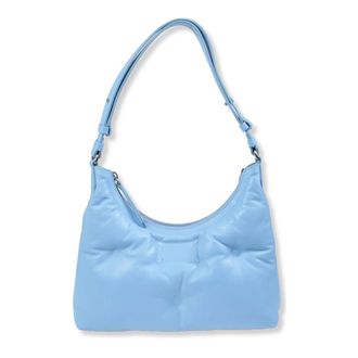 Maison Margiela Shoulder Bags, female, Blue, Size: ONE SIZE Glam Slam Hobo Small