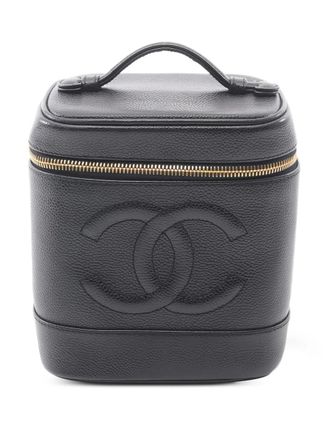 Chanel 2000-2002 Coco Mark mark vanity bag - Black