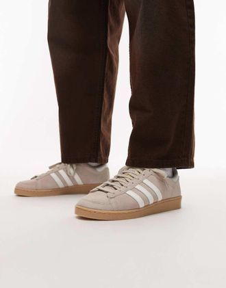 adidas Originals Jabbar - Sneakers grigie e color crema-Grigio