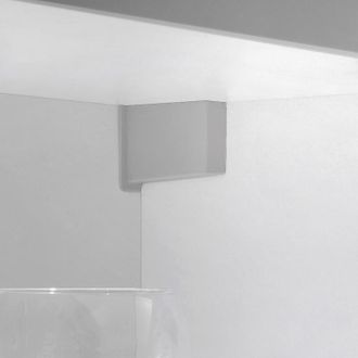 Emuca Emuca - Lote De 5 Kits De Colgadores Para M&oacute;dulos Altos Hook Con Pletina Y Tapas, Acero Y Pl&aacute;stico, Gris