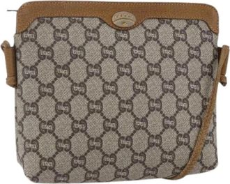 Gucci Pre-owned Cross Body Bags, female, Beige, Size: ONE SIZE Pre-owned Plastic Crossbody Bag