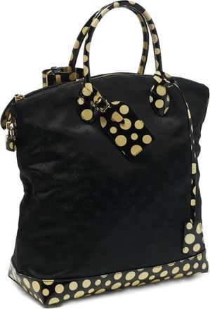 Louis Vuitton x Yayoi Kusama Borsa tote Lock It - Nero