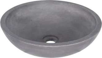 Differnz Ravano Waskom Rond 40x12cm Beton grijs