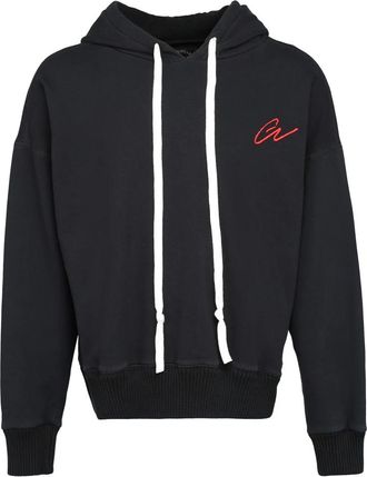Paul & Shark Katoenen hoodie met achterlogo-patch - Heren - Hoodies - Blauw - S - Katoen - Hoodies & sweatvesten