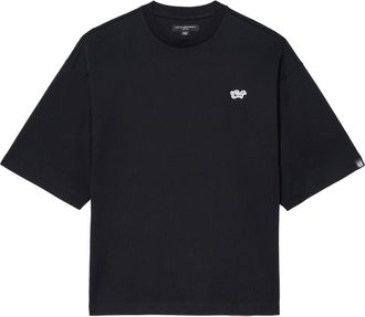Cult of Individuality Oversized Short Sleeve Crew Neck Tee In Black