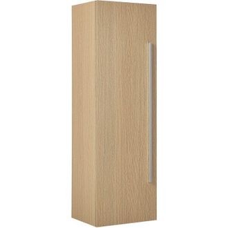 Beliani Beliani - Mueble De Pared Para Ba&ntilde;o Mdf Color Madera Clara 132 X 40 Cm Con 4 Estantes Mataro