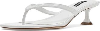 Nine West Cruise Womens Dress Sandals White Patent : 7.5 M, Faux Leather