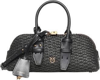 Pinko Handbags, female, Black, Size: ONE SIZE Borsa