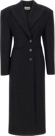 Andamane Single-Breasted Coats - Dames - Mantel - Zwart - S - Jassen