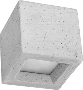 Wonderlamp Aplique de pared de cemento gris g9