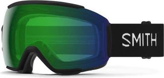 Smith Sequence ChromaPop Polarized Cylindrical Carbonic-X Over the Glasses Snow Goggles in Black/chromapop Everyday Green at Nordstrom