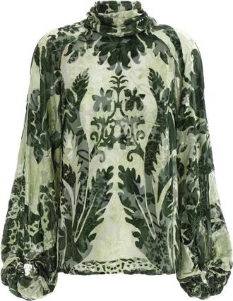 F.R.S. For Restless Sleepers Mujer, Blusas y Camisas, Verde, Talla: M