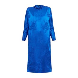 Valentino Garavani Kleedjes, Dames, Blauw, XS, The Jacquard Dress