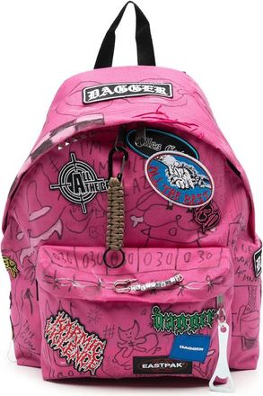 Dagger X Eastpack Patch-detail Graffiti-print Backpack