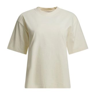 Golden Goose T-Shirts, female, White, Size: XS T-shirt with Reverse Logo on Back