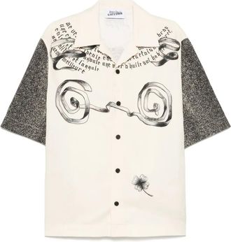 Jean Paul Gaultier Camicia Tattoo - Toni neutri