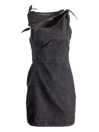Coperni Sleeveless Dark Grey Mini Dress