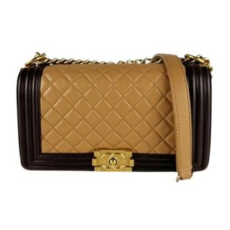 Chanel Pre-owned Vintage Shoulder Bag - Dames - Pre-owned - Beige - Maat: ONE Size Leer