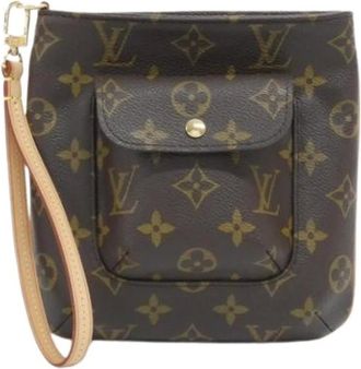 Louis Vuitton Pre-owned Clutches, female, Brown, Size: ONE SIZE Pre-owned Monogram Partition Pochette