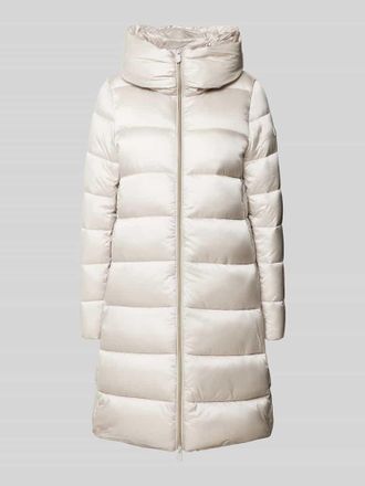 Save The Duck Steppmantel mit Kapuze Modell LYSA in Sand, Gr&ouml;&szlig;e L