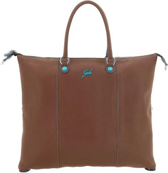 Gabs Omkeerbare Tas Bull Basic Donker Leer - Dames - Shoppers - Bruin - ONE Size - Leer - Tassen